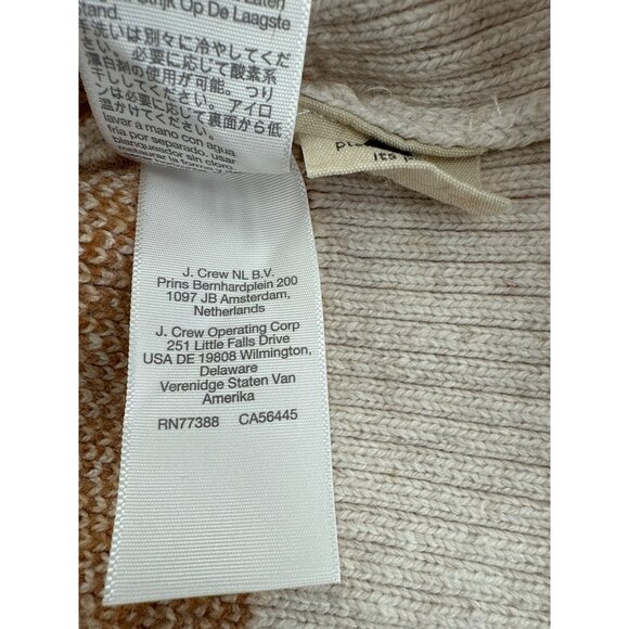 Madewell Womens Window‎ pane Turtleneck Sweater XS Merino Wool Pearldale Beige - Picture 6 of 6